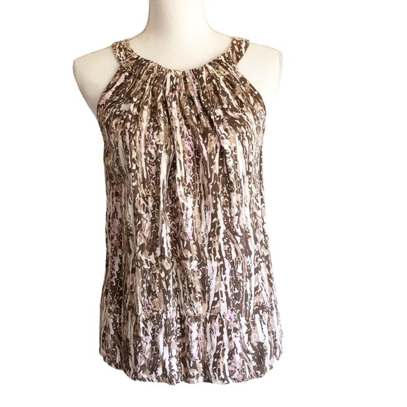 Marisa Christina Linen Blend Tank Top Size Medium - Picture 6 of 6